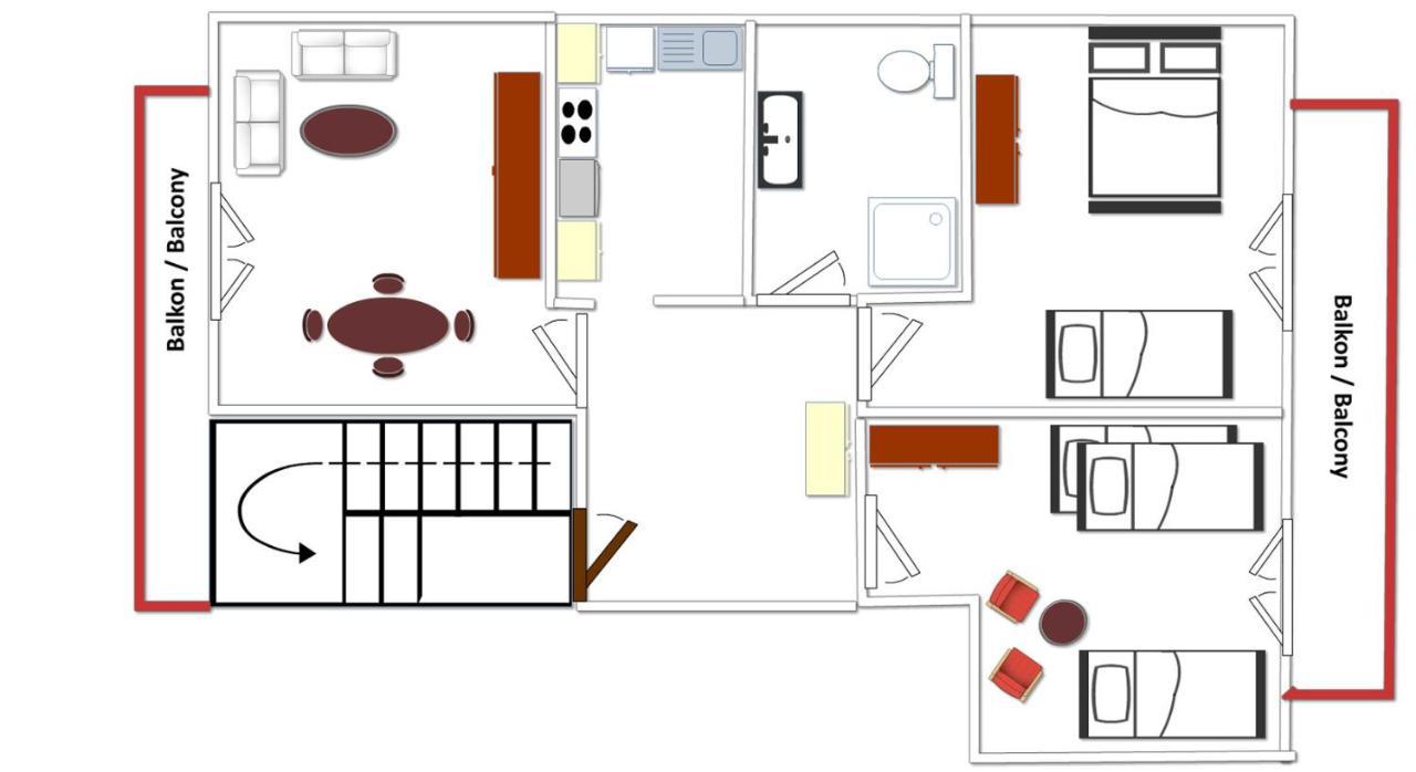 Ferienwohnung Laserer Гозау Экстерьер фото